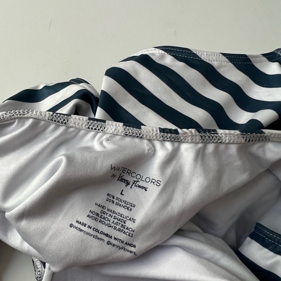Kenny Flowers the Hamptons Navy Striped One Piece Swimsuit - Picture 6 of 6